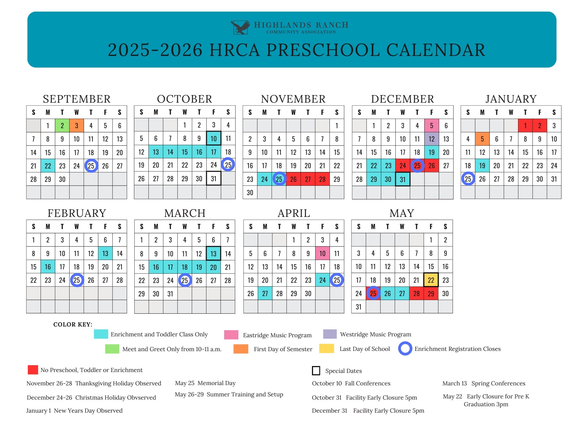 2025-26 Family Calendar